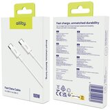 ALLITY kabel AUC-03 USB-C -USB-C 2,0 m 100W BIJELI | shoptok.hr