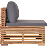  Srednja sofa sa sivim jastukom od masivne tikovine | shoptok.hr