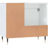 vidaXL Kopalniška omarica bela 65x33x60 cm inženirski les | Shoptok.si