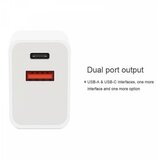 Nillkin hišni polnilec, adapter, 220 v, usb-c in usb 3.0 qc, 18 w, za iphone | Shoptok.si
