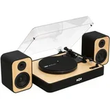 of Marley Revolution BT brezžični gramofon s stereo zvočniki črne barve