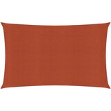 vidaXL Senčno jadro 160 g/m² terakota 3x6 m HDPE | Shoptok.si