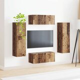  Komplet TV omaric 4 pcs Star les Konstruiran les - - Rjava - 57.9 - 30 x 31 x 100 cm - 2025-vidaXL-Uvoz_2 | Shoptok.si