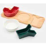 Sinsay Pladanj za posluživanje s tri zdjelice | shoptok.hr