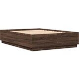 vidaXL Posteljni okvir rjav hrast 150x200 cm inženirski les, (21095095) Cene