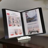 Levia Stojalo namizno + predstavitvene mape 1/10 (črna) | Shoptok.si