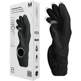 massage glove right medium black