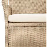  3-dijelni vrtni bistro set od poliratana s jastucima bež | shoptok.hr