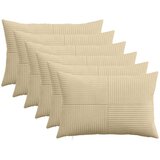  Presvlaka za jastuk 6 pcs ALMELO Siva zelena 50 x 75 cm Kord | shoptok.hr