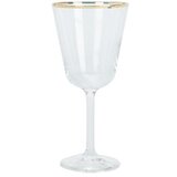 Čaše ZA VINO 280ML SET 6/1 SA ZLATNIM RUBOM | Eponuda.ba