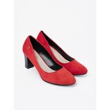 GOODIN Red suede heeled pumps | shoptok.hr