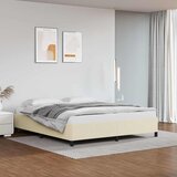  Okvir za krevet bez madraca krem 160x200 cm od umjetne kože | shoptok.hr