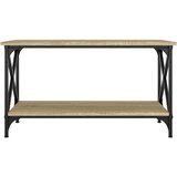  Stolić za kavu boja hrasta 80x45x45 cm od drva i željeza | Eponuda.com