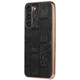 INORCO Za Samsung Galaxy S23 nano galvanizirana torbica za telefon mahjong tekstura iz pravega govejega usnja+PC+ovitek TPU, (22036234) | Shoptok.si