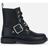 Geox Black Girls Ankle Boots Eclair - Girls | Shoptok.si