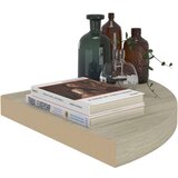 vidaXL plutajuće kutne police 2 kom boja hrasta 35 x 35 x 3,8 cm MDF | shoptok.hr
