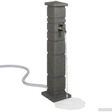  Baštenski tanker Antracit 26 x 26 x 101 cm PE | shoptok.hr