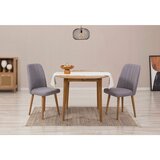 Woody Fashion Set Trpezarijski sto i 2 trpezarijske stolice Vina 0701, Hrast | Eponuda.ba