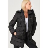 Dewberry Z6763 LADY COAT-BLACK Cene