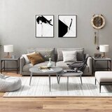 vidaXL Stranska mizica 2 kosa siva sonoma 40x40x35 cm inženirski les Cene