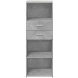  Visoka komoda boja betona 45 x 42 5 x 124 cm konstruirano drvo | shoptok.hr