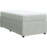 Maison Chic Box spring postelja - Vzmetna postelja z vzmetnico svetlo siv 90x190 cm žamet SL17643, (21894839) Cene