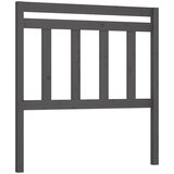  Uzglavlje za krevet sivo 81 x 4 x 100 cm od masivne borovine | shoptok.hr