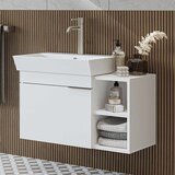 Hanah home kupatilski ormarić sa lavaboom Likya 82, beli | Eponuda.com