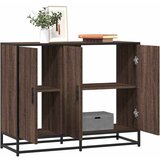 vidaXL Komoda smeđi hrast 94x35x76 cm izrađeno drvo Cijene