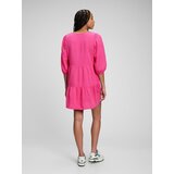 GAP Cotton Ruffle Mini Dress - Women | Shoptok.si