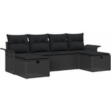  Sjedeća garnitura za vrt 6 kom. Poli ratan Siva 251 x 117 x 85 cm | shoptok.hr