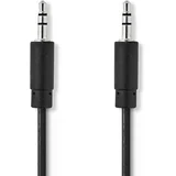 1 m kabel stereo avdio vtič moški do kompaktnega moškega, Črna, (5000218660)