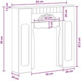  Okvir za kamin Crna 93 x 20 x 89 cm Konstruirano drvo | shoptok.hr