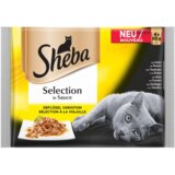 Sheba kesice, Izbor živine 4x85 g 340 g cene