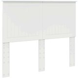  Vzglavje z vzglavjem Sijajno belo 135 cm Konstruiran les, (5000109491) | Shoptok.si