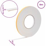  Samoljepljiva pjenasta traka Bijela 10mm x 10m CR pjena | shoptok.hr