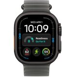 Apple watch ultra 4 gps + cellular 49mm black titanium case with translucent black ocean band (MJAX4SE/A) Cene