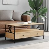vidaXL Stolić za kavu boja hrasta 100 x 51 x 45 cm konstruirano drvo | shoptok.hr