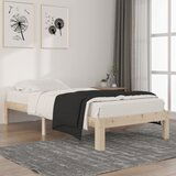 Maison Chic Posteljni okvir - Enojna postelja - Postelja za odrasle iz trdne borovine 90x200 cm-J8652, (21765451) | Shoptok.si