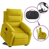  Naslonjač na podizanje žuti baršunasti | shoptok.hr