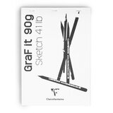 Clairefontaine blok Graf it za suhu tehniku A4 90gr, mix boja, bjanko | shoptok.hr