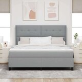 Box spring krevet Svjetlosiva 180 x 200 cm tkanina | shoptok.hr