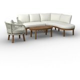 Bessagi Garden Lounge Garitura Belaya, Bela, 4-Delni Set | Shoptok.si