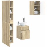 Set namještaja za kupaonicu 3 kom. Hrast sonoma | shoptok.hr