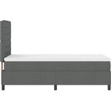  s opruga kutije Tamno siva 100 x 200 cm tkanina | shoptok.hr
