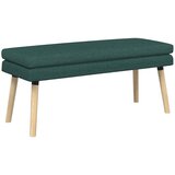  Klupa s dvostrukim slojem Tamnozelena 110 x 40 x 47 cm Tkanina | Eponuda.ba