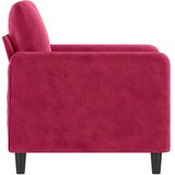  Fotelja crvena boja vina 60 cm baršunasta | shoptok.hr