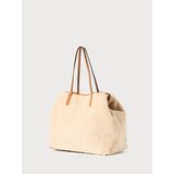 Guess Ročna torbica 'VICTTORIA' kremna / konjak | Shoptok.si