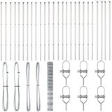  Stup za ogradu Galvanizirano 50 x 1,5 m Čelik | shoptok.hr