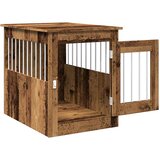 Namještaj za sanduk za pse staro drvo 55x75x65 cm izrađeno drvo | shoptok.hr